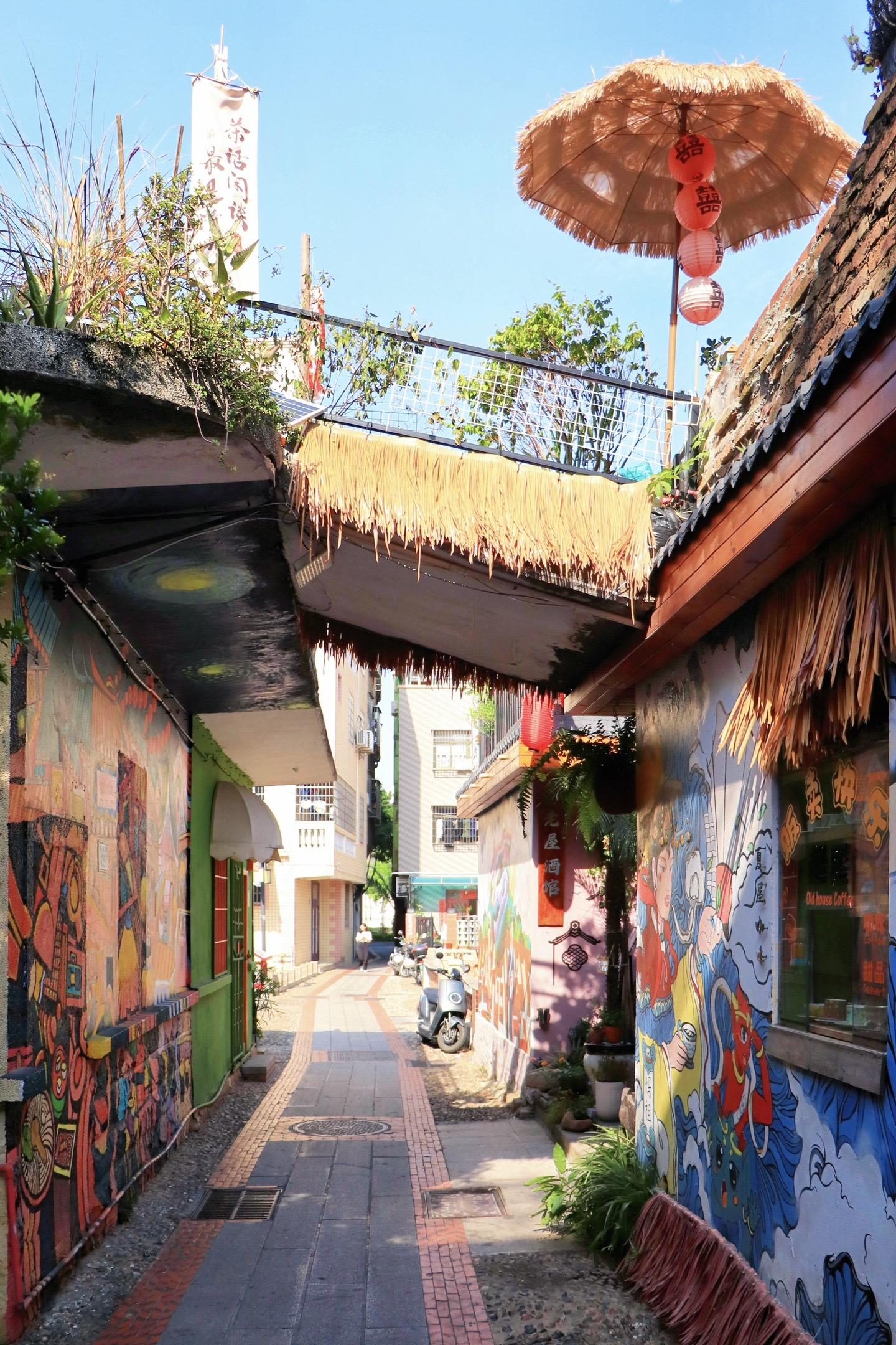 Banyan-shaded lane on Gulangyu island, Xiamen